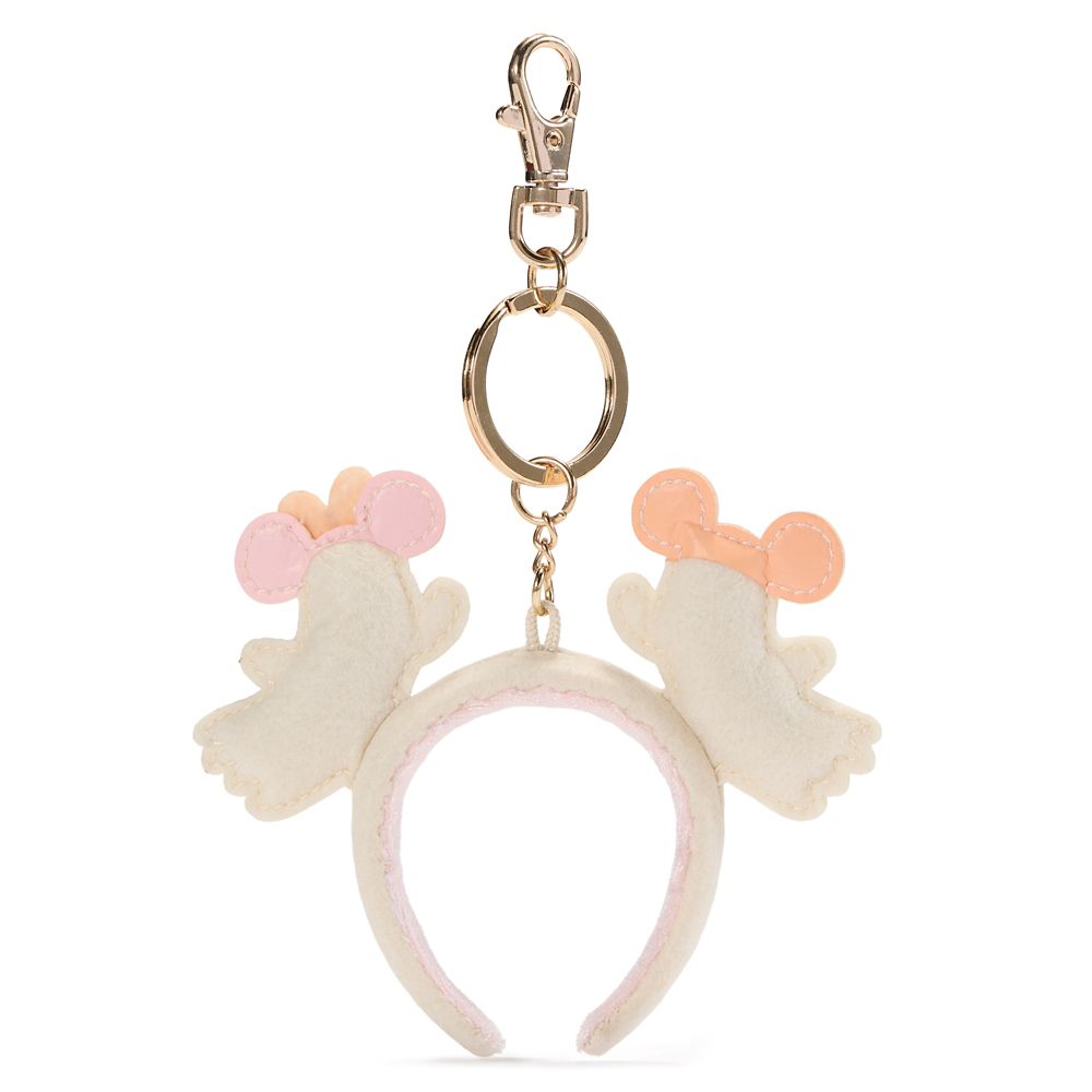 Mickey and Minnie Mouse Cutie Ghost Plush Keychain Bag Charm