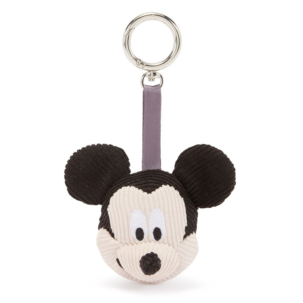 Mickey Mouse Corduroy Plush Keychain Bag Charm