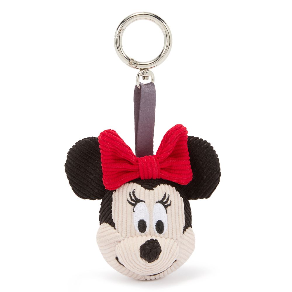 Minnie Mouse Corduroy Plush Keychain Bag Charm