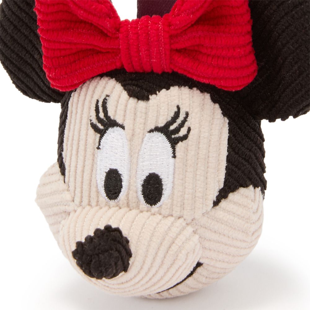 Minnie Mouse Corduroy Plush Keychain Bag Charm