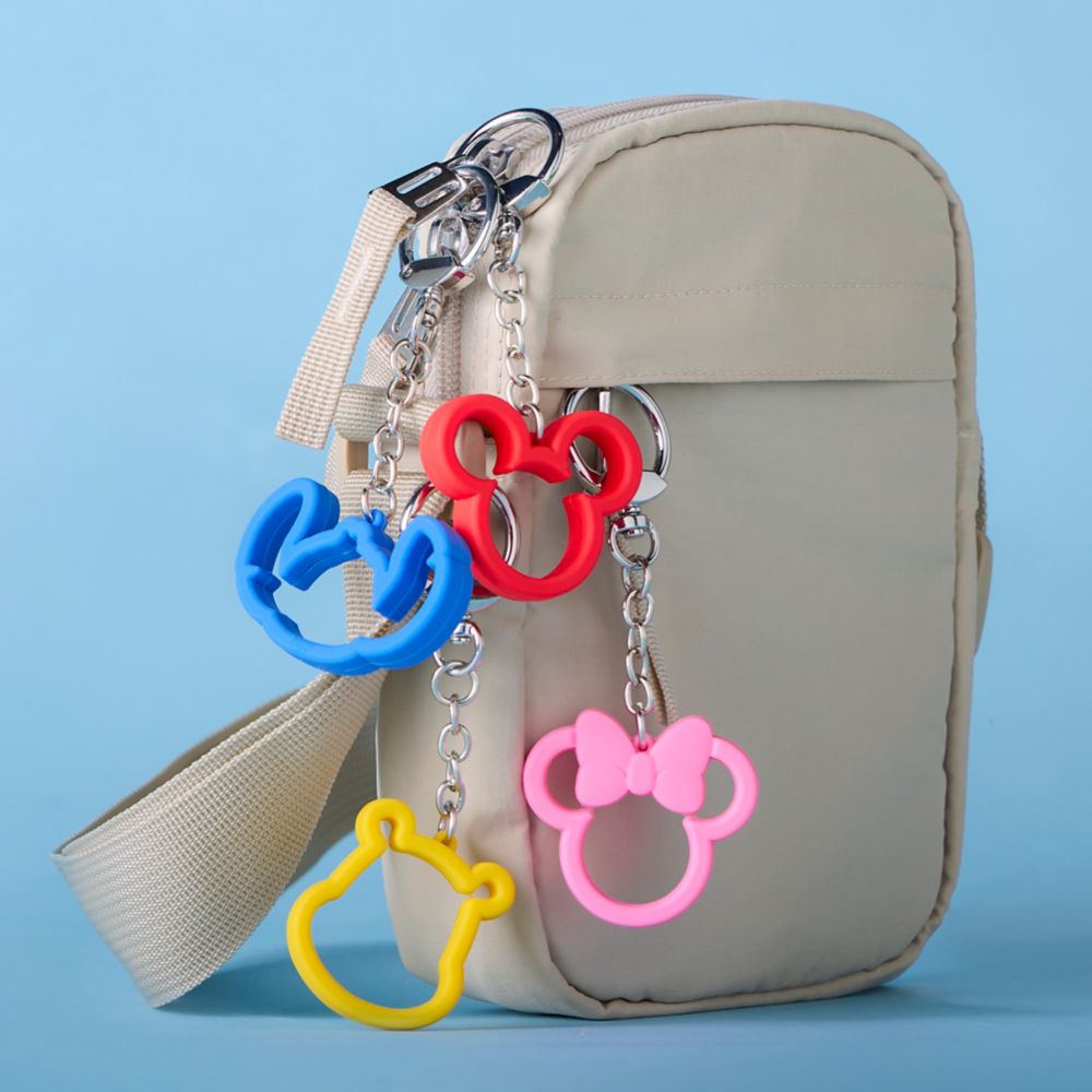 Mickey Mouse Icon Silicone Keychain Bag Charm
