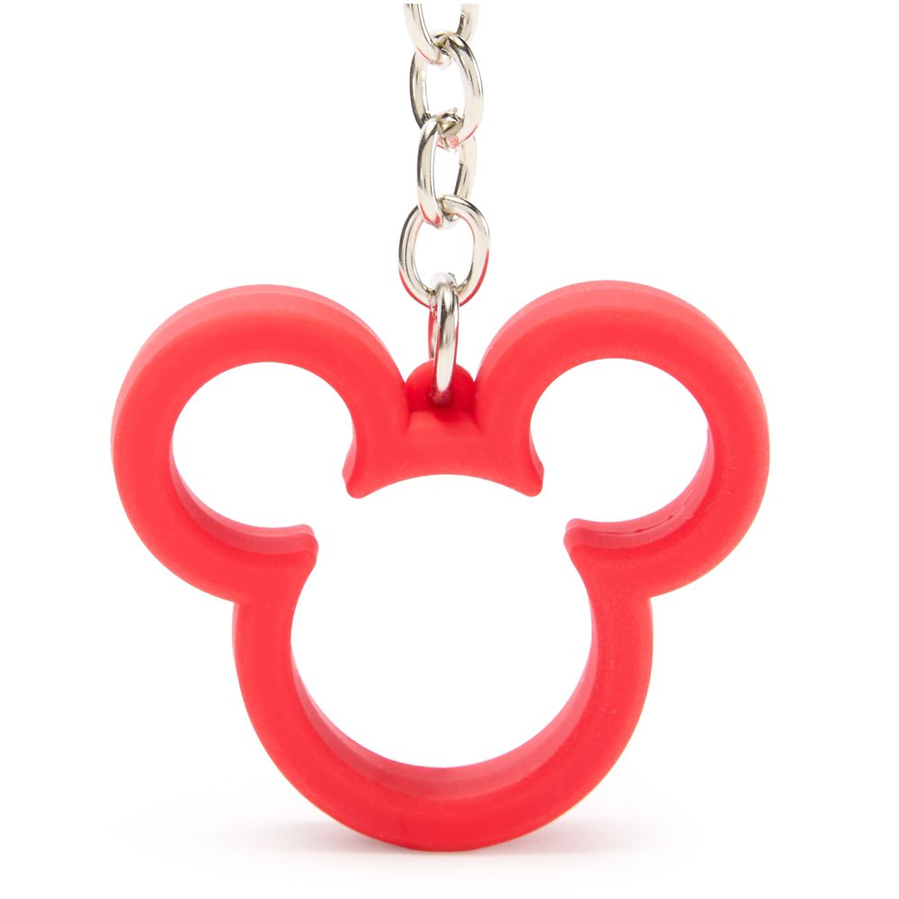 Mickey Mouse Icon Silicone Keychain Bag Charm