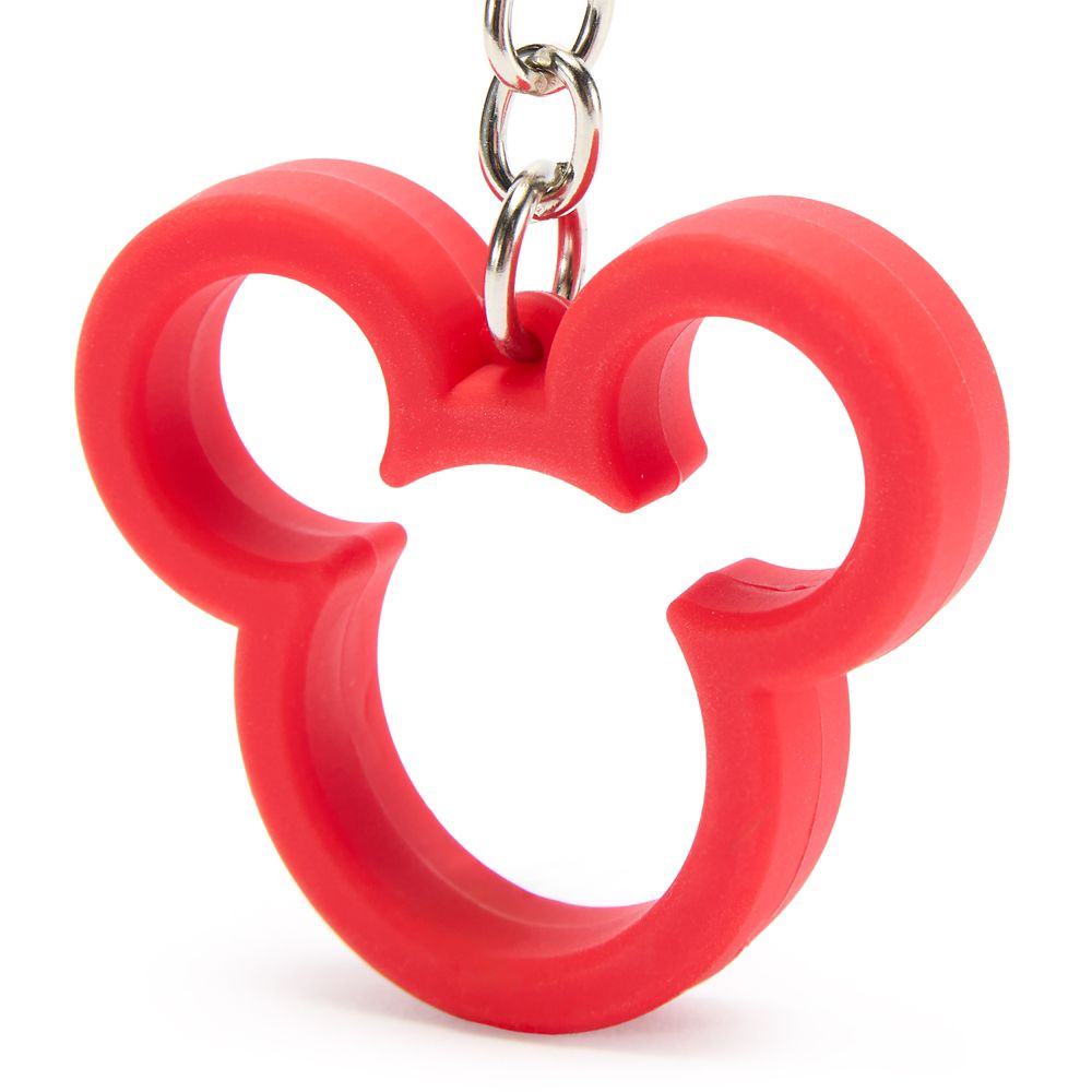 Mickey Mouse Icon Silicone Keychain Bag Charm