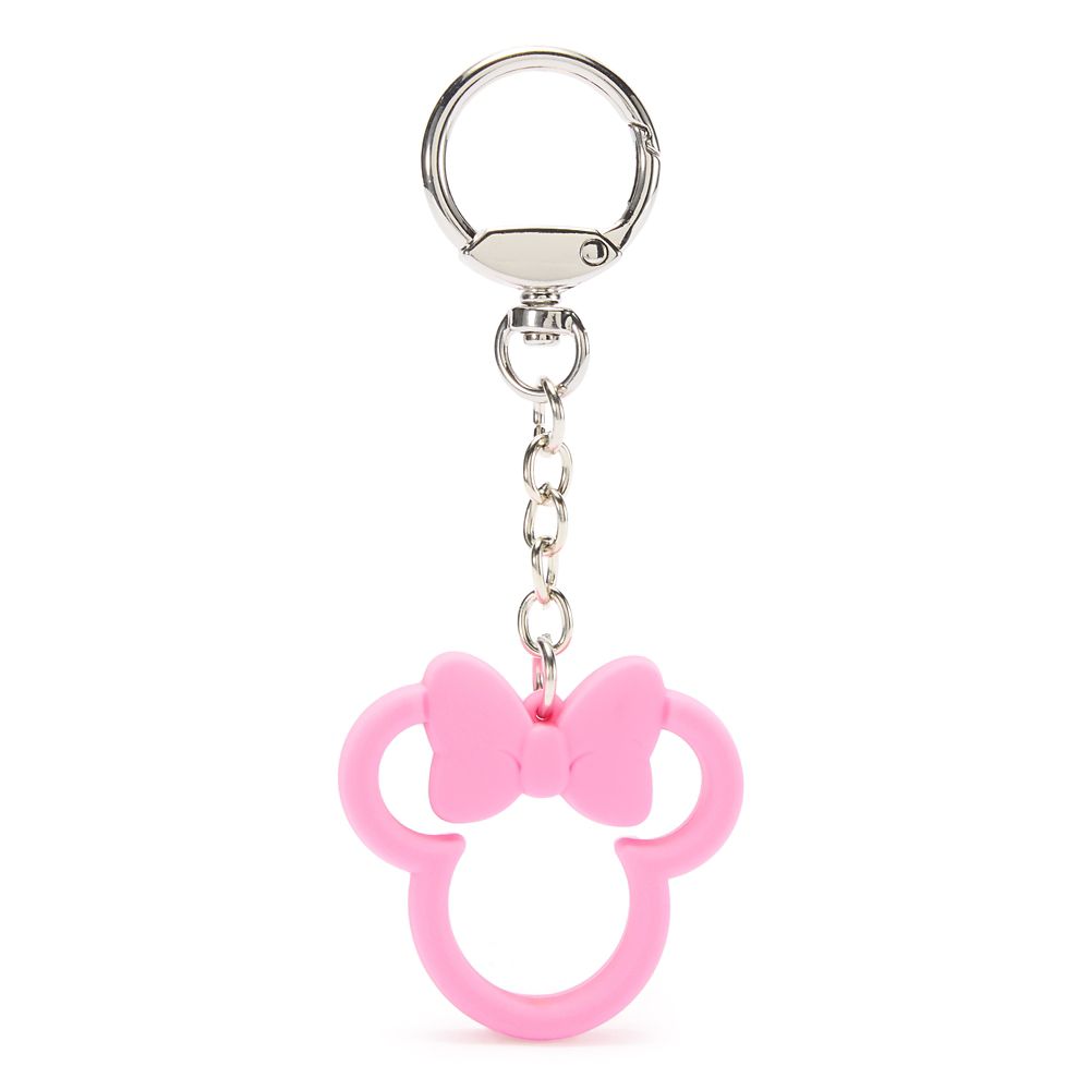 Minnie Mouse Icon Silicone Keychain Bag Charm