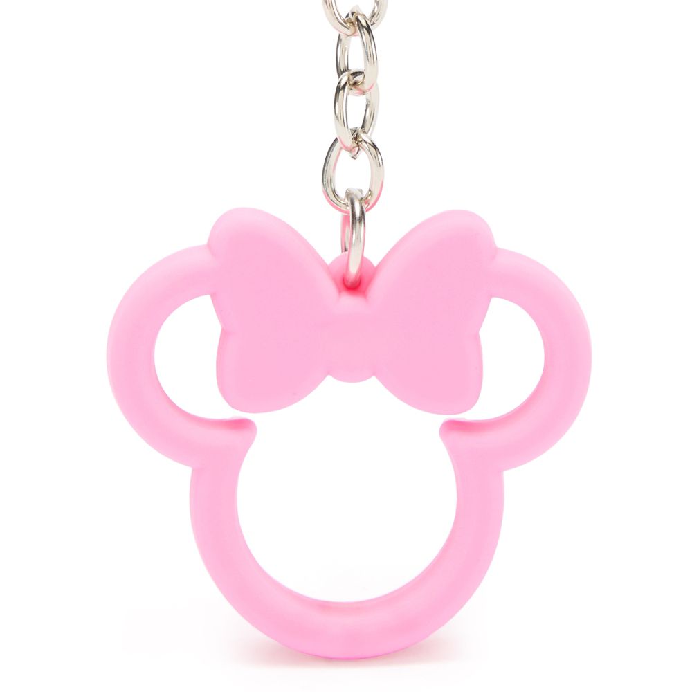 Minnie Mouse Icon Silicone Keychain Bag Charm