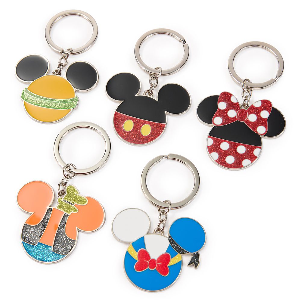 Mickey Mouse and Friends Icon Keychain Set