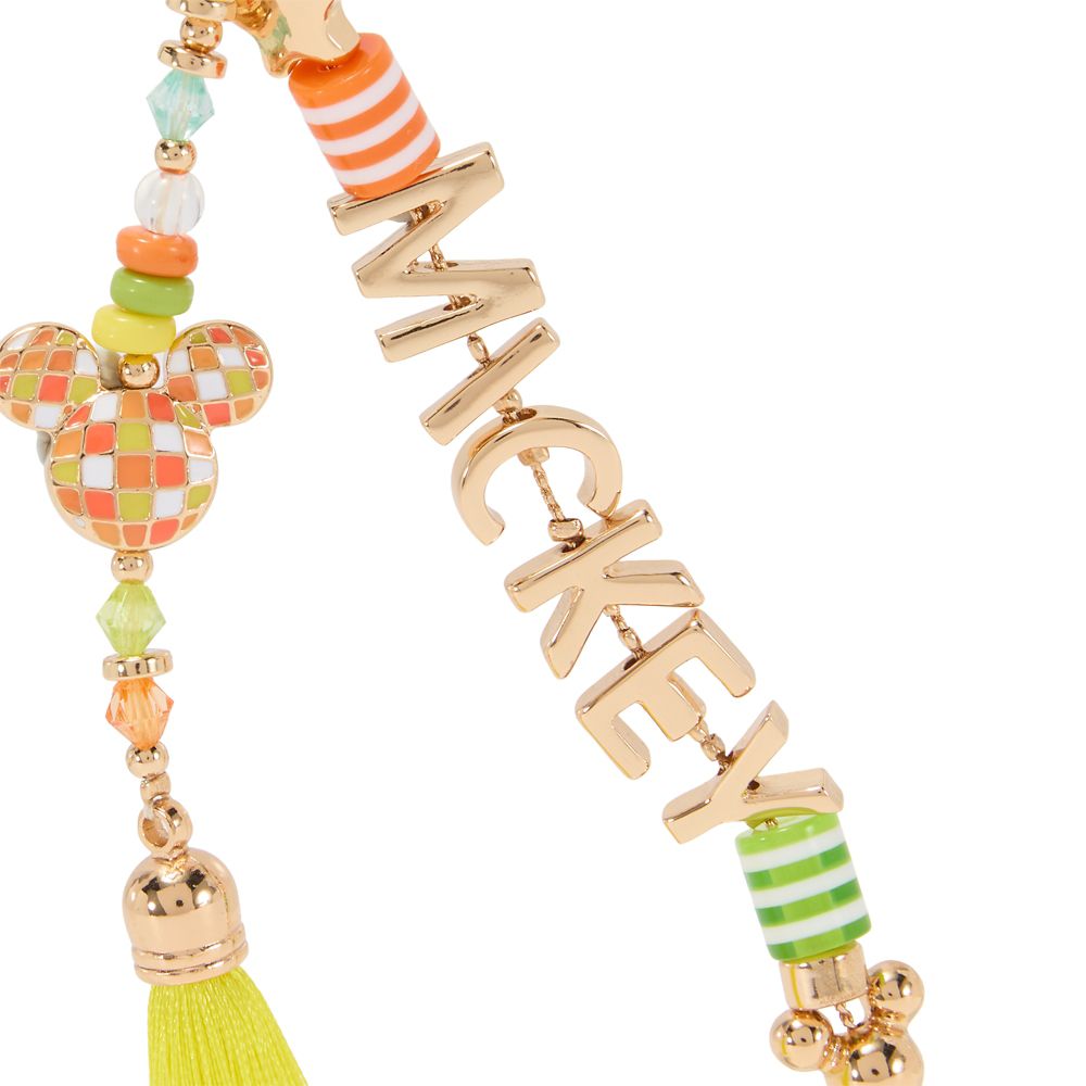 Mickey Mouse Tassel and Charm Keychain
