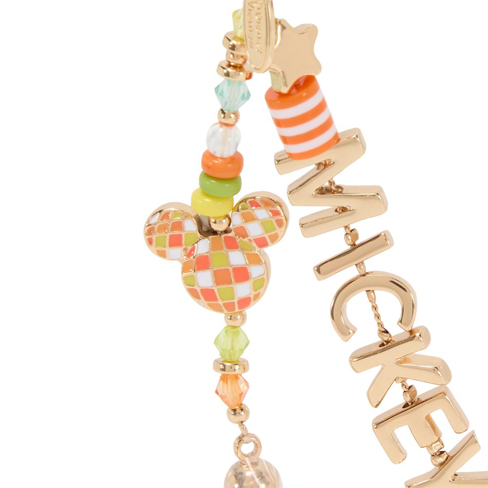 Mickey Mouse Tassel and Charm Keychain