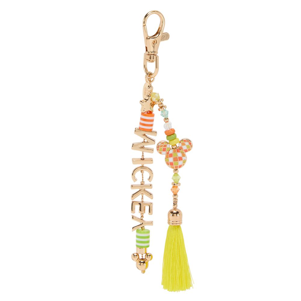Mickey Mouse Tassel and Charm Keychain