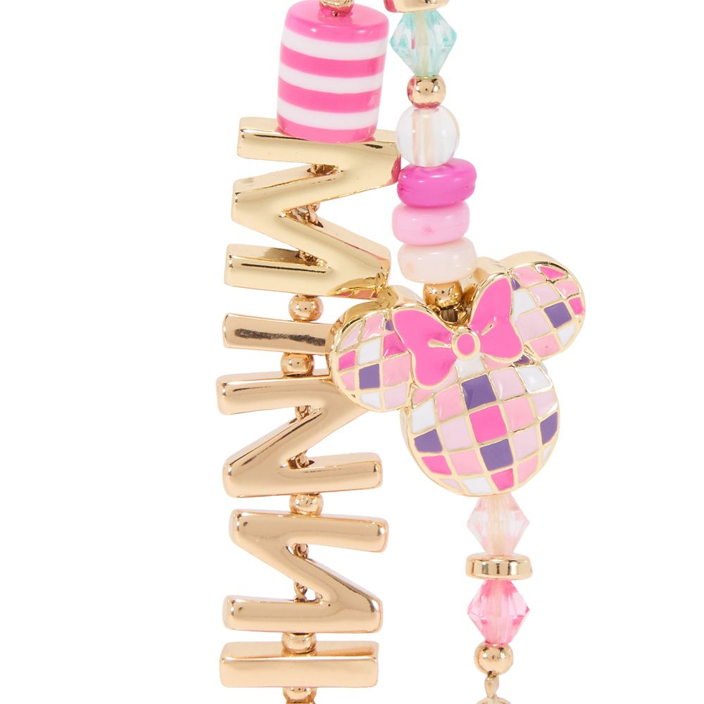 Minnie Mouse Tassel and Charm Keychain