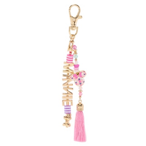 Брелоки Disney Minnie Mouse Tassel and Charm Keychain