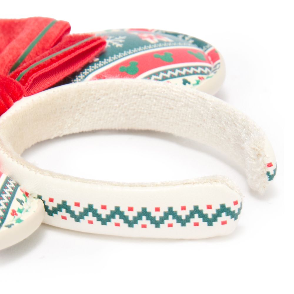 Minnie Mouse Holiday Ear Headband Bag Charm