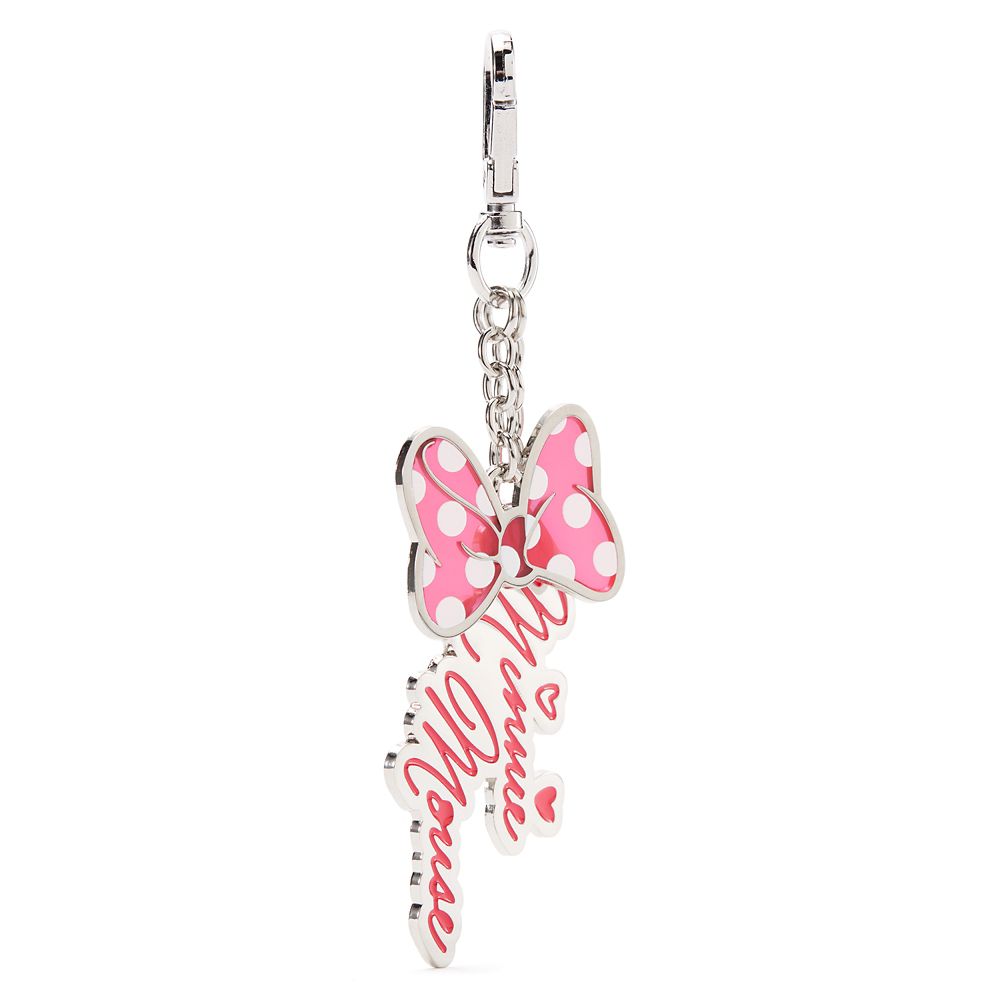 Minnie Mouse Signature Keychain
