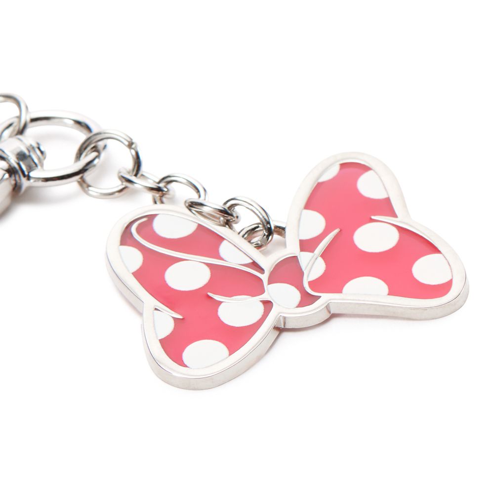 Minnie Mouse Signature Keychain