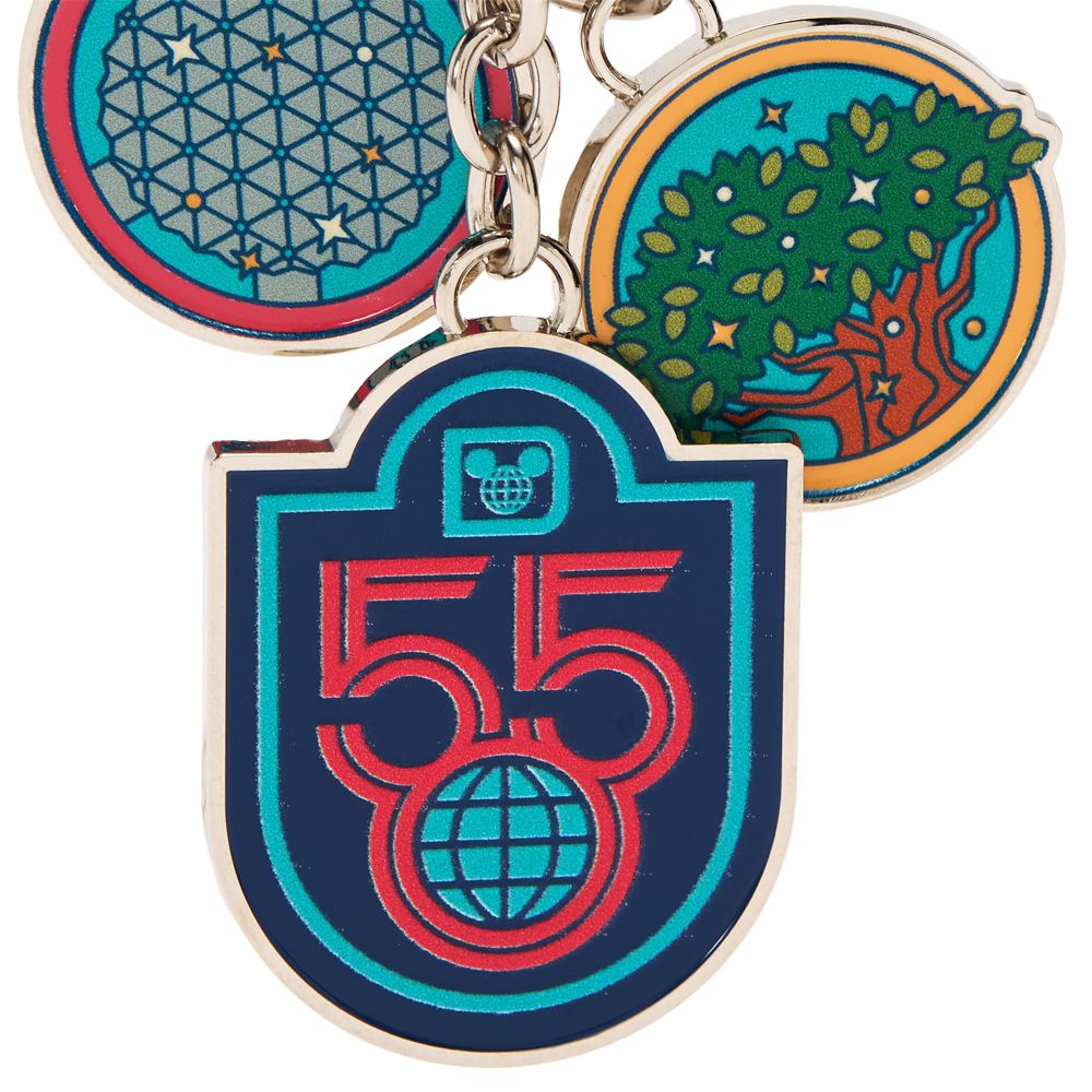 Walt Disney World 55th Anniversary Keychain Bag Charm
