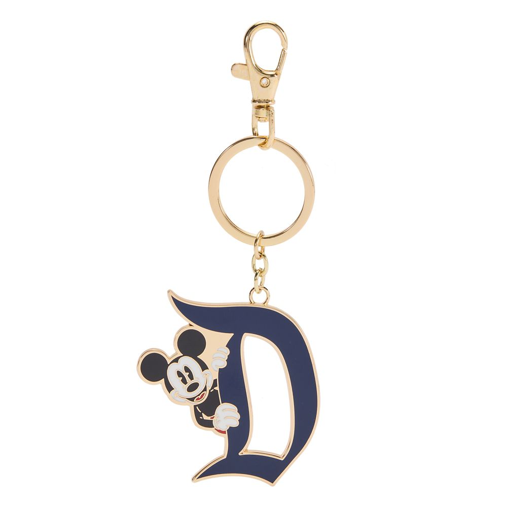 Mickey Mouse Disneyland ''D'' Keychain Bag Charm &ndash; Navy