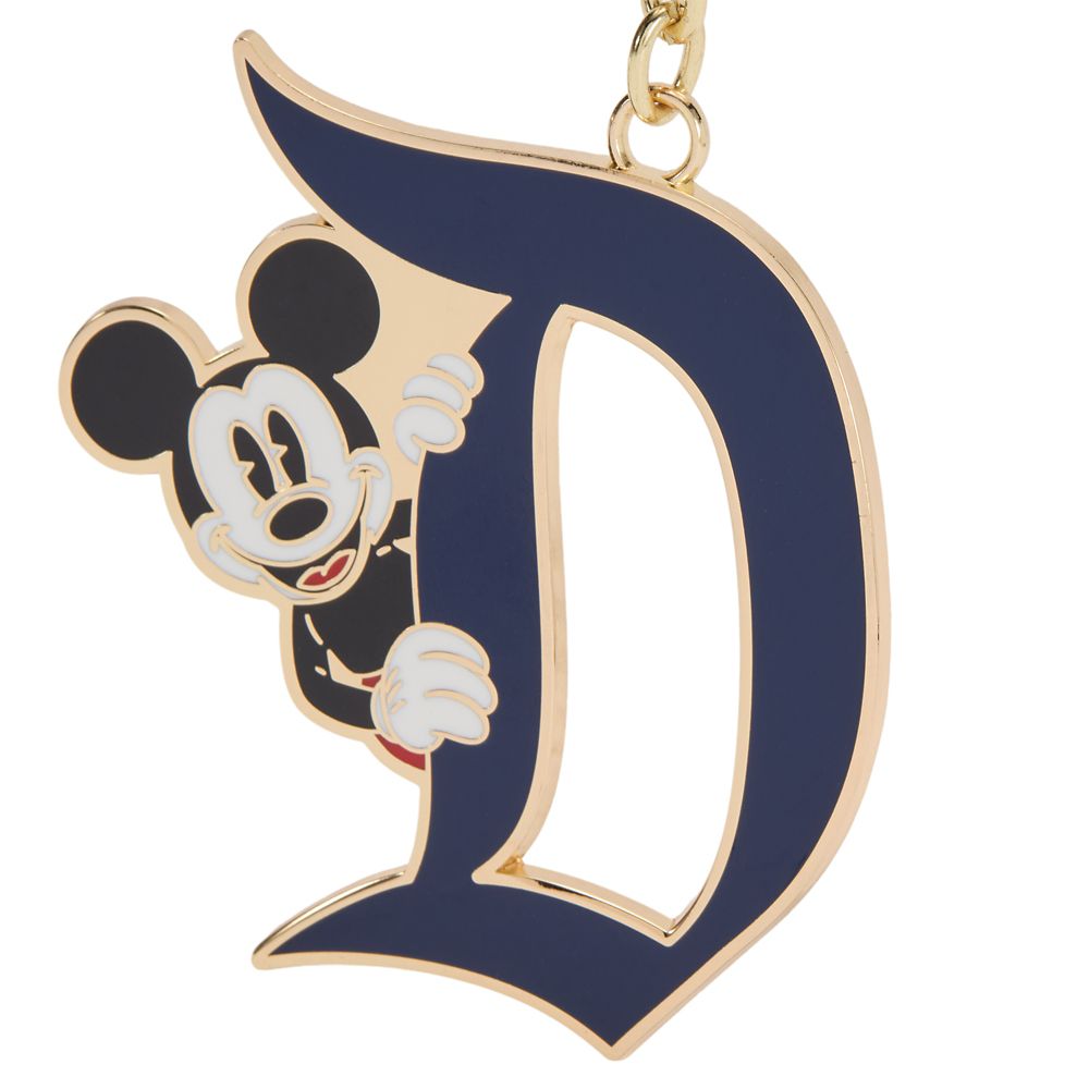 Mickey Mouse Disneyland ''D'' Keychain Bag Charm &ndash; Navy