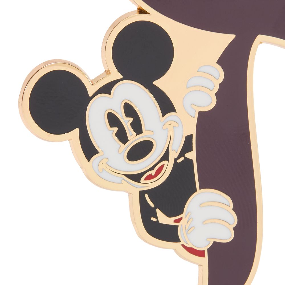 Mickey Mouse Disneyland ''D'' Keychain Bag Charm &ndash; Burgundy