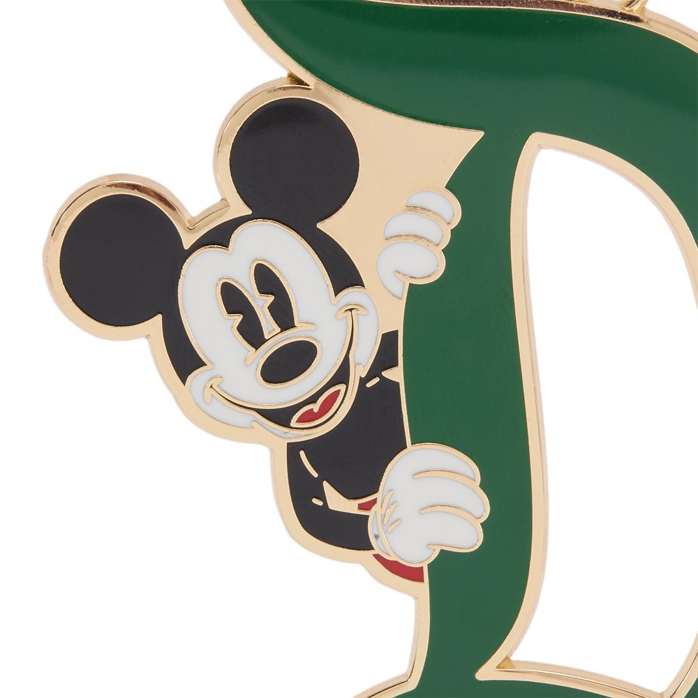 Mickey Mouse Disneyland ''D'' Keychain Bag Charm &ndash; Green