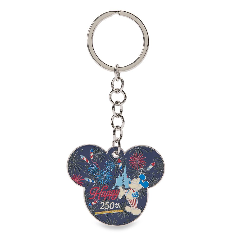 Mickey Mouse Americana ''Happy 250th'' Keychain