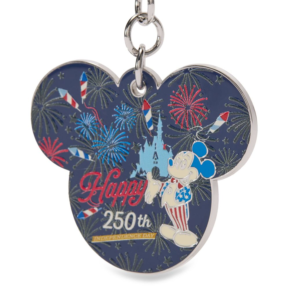 Mickey Mouse Americana ''Happy 250th'' Keychain