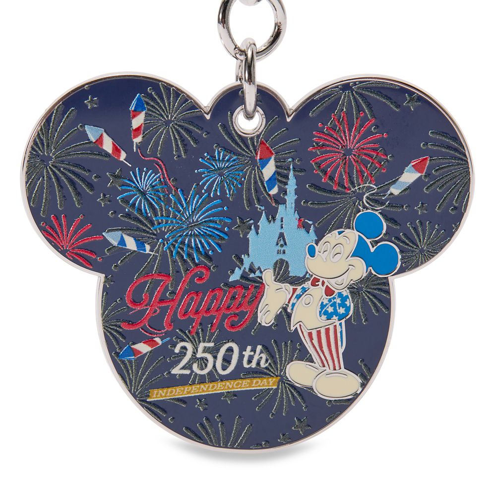 Mickey Mouse Americana ''Happy 250th'' Keychain