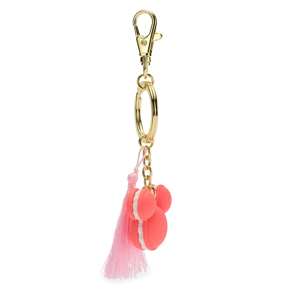 Mickey Mouse Icon Macaron Keychain &ndash; Pink