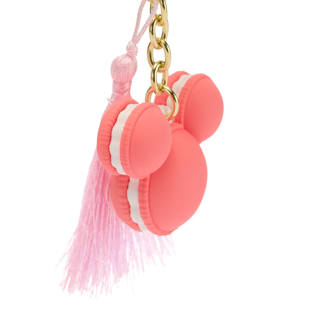 Mickey Mouse Icon Macaron Keychain &ndash; Pink