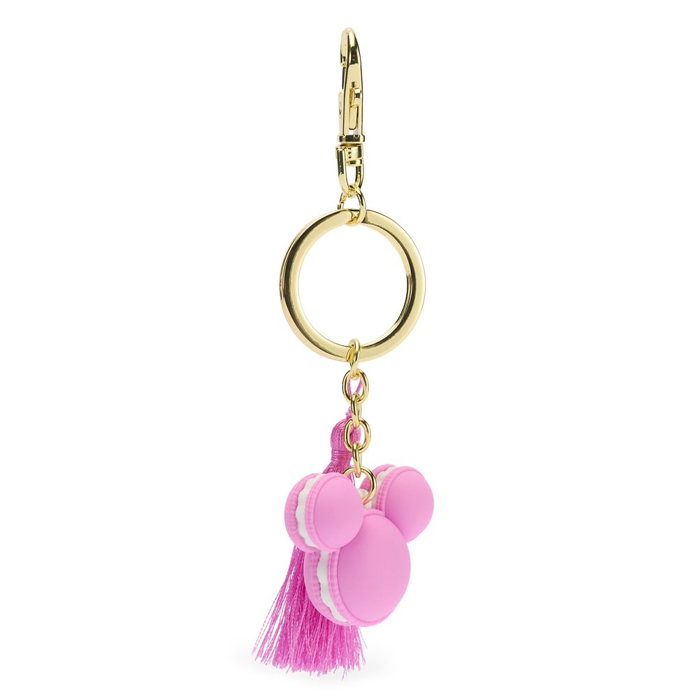 Mickey Mouse Icon Macaron Keychain &ndash; Purple