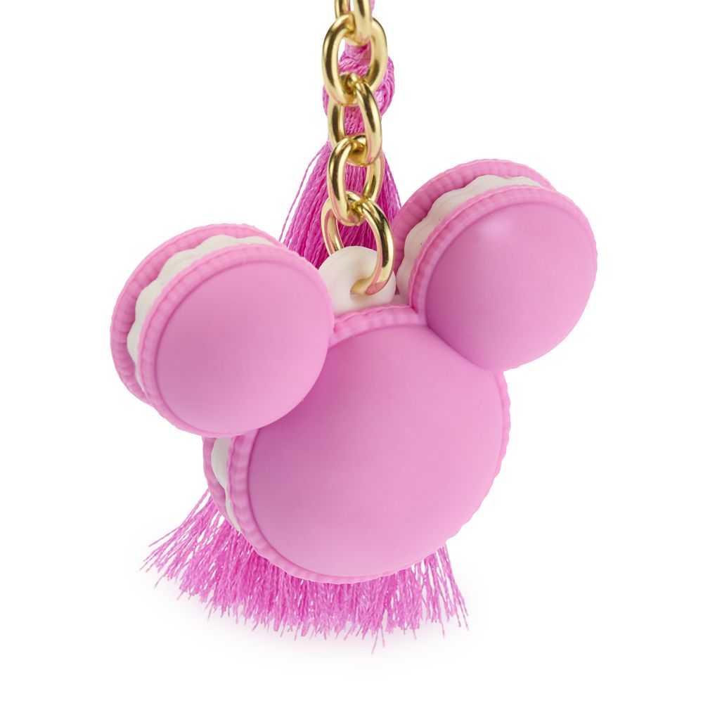 Mickey Mouse Icon Macaron Keychain &ndash; Purple
