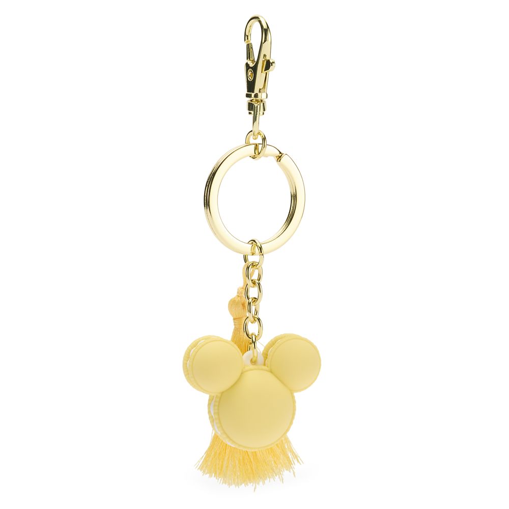 Mickey Mouse Icon Macaron Keychain  Yellow Official shopDisney