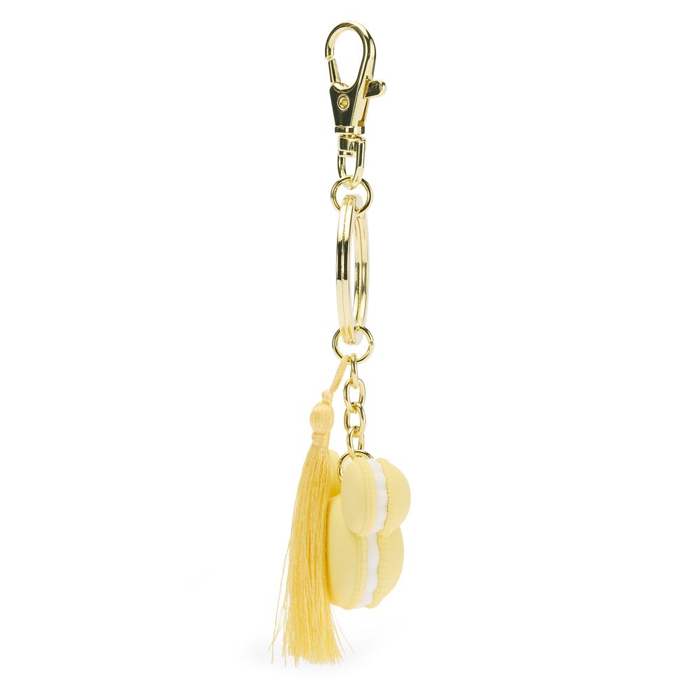 Mickey Mouse Icon Macaron Keychain &ndash; Yellow