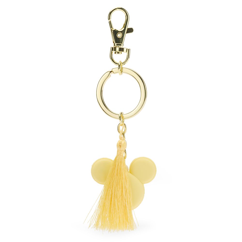 Mickey Mouse Icon Macaron Keychain - Yellow