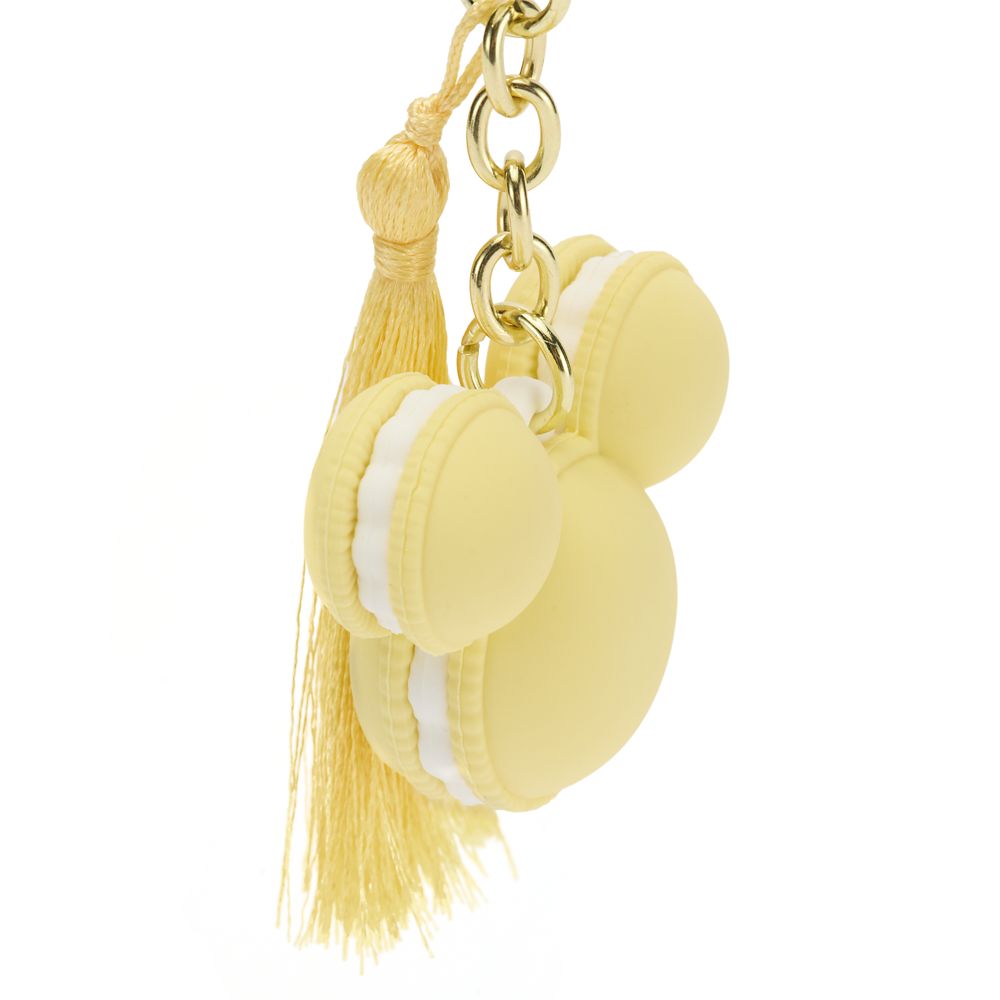 Mickey Mouse Icon Macaron Keychain &ndash; Yellow