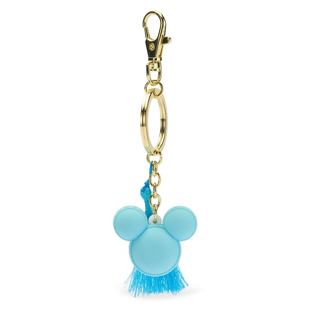 Mickey Mouse Icon Macaron Keychain  Blue Official shopDisney