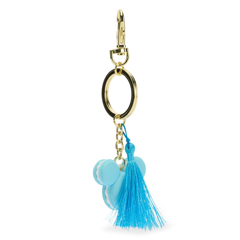 Mickey Mouse Icon Macaron Keychain - Blue
