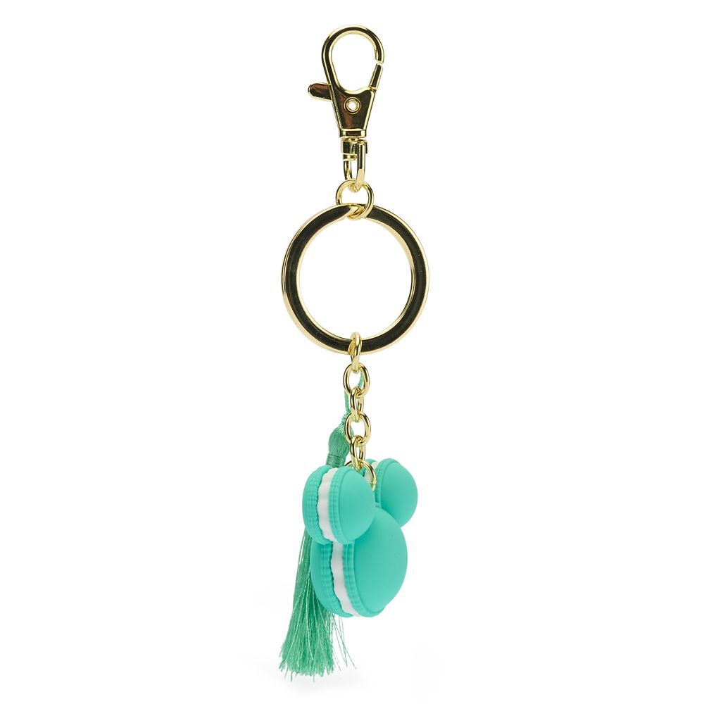 Mickey Mouse Icon Macaron Keychain &ndash; Green