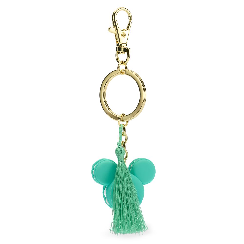 Mickey Mouse Icon Macaron Keychain - Green