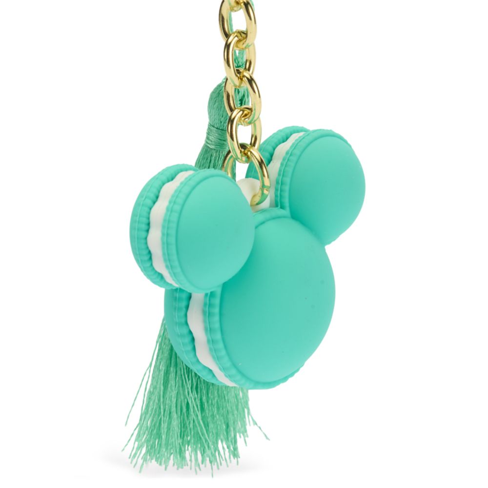 Mickey Mouse Icon Macaron Keychain &ndash; Green