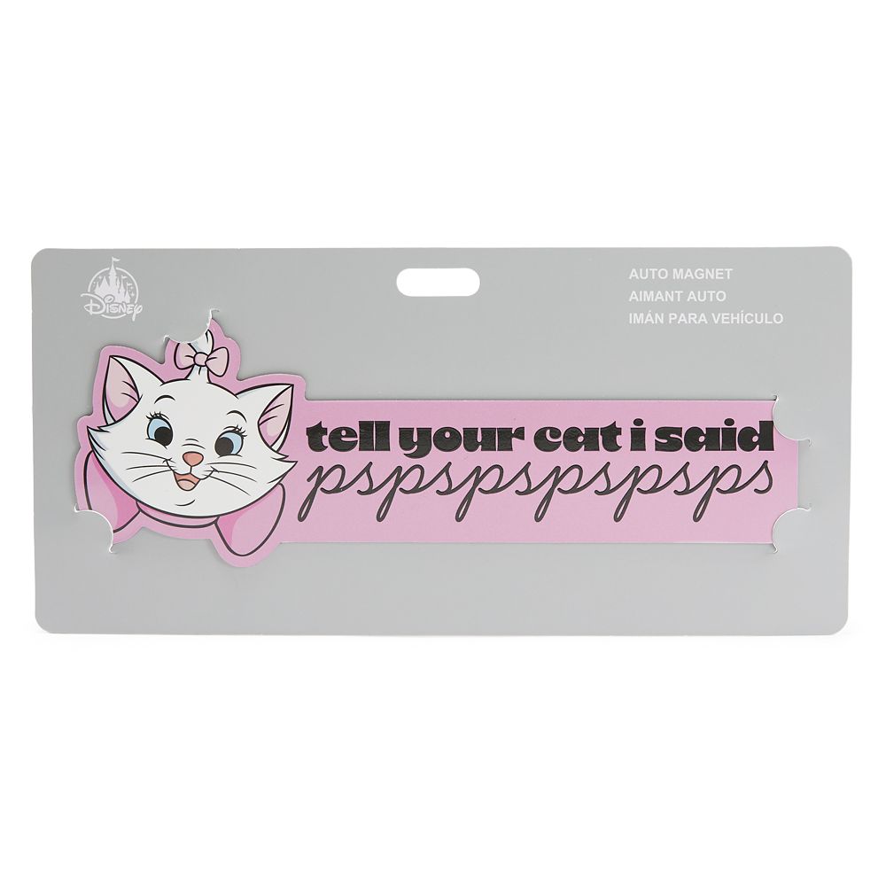 Marie Car Magnet &ndash; Aristocats