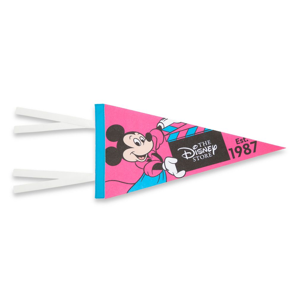 Mickey Mouse ''The Disney Store'' Pennant