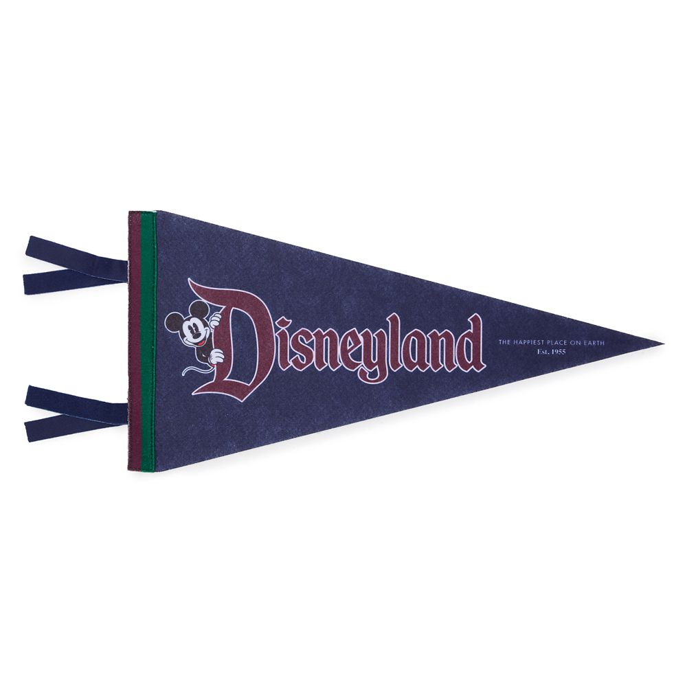 Mickey Mouse Disneyland Logo Pennant