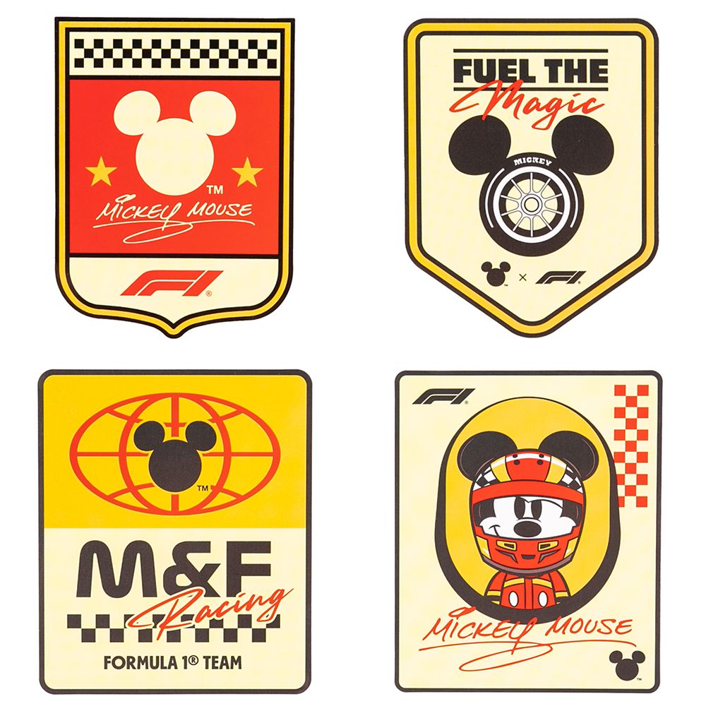 Disney x Formula 1 Sticker Set