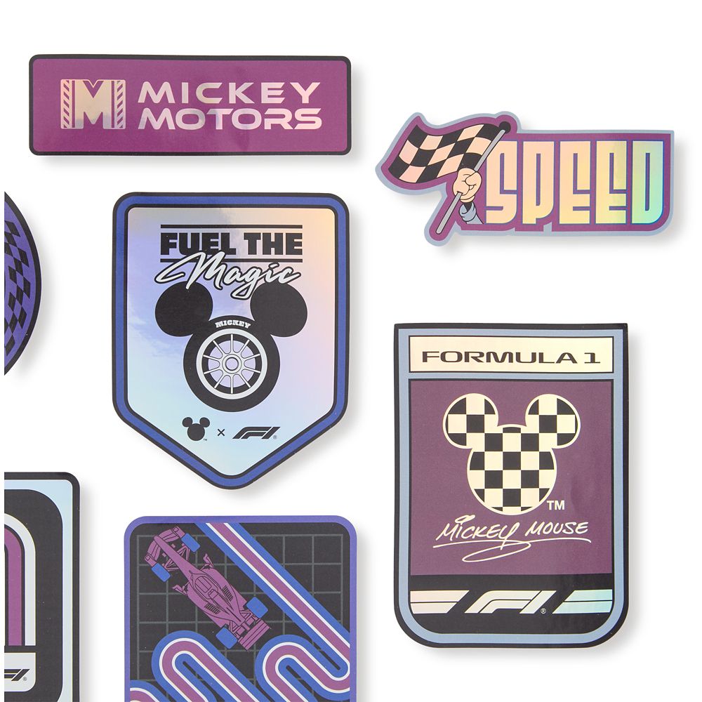 Disney x Formula 1&reg; Velocity Mickey Mouse Sticker Set