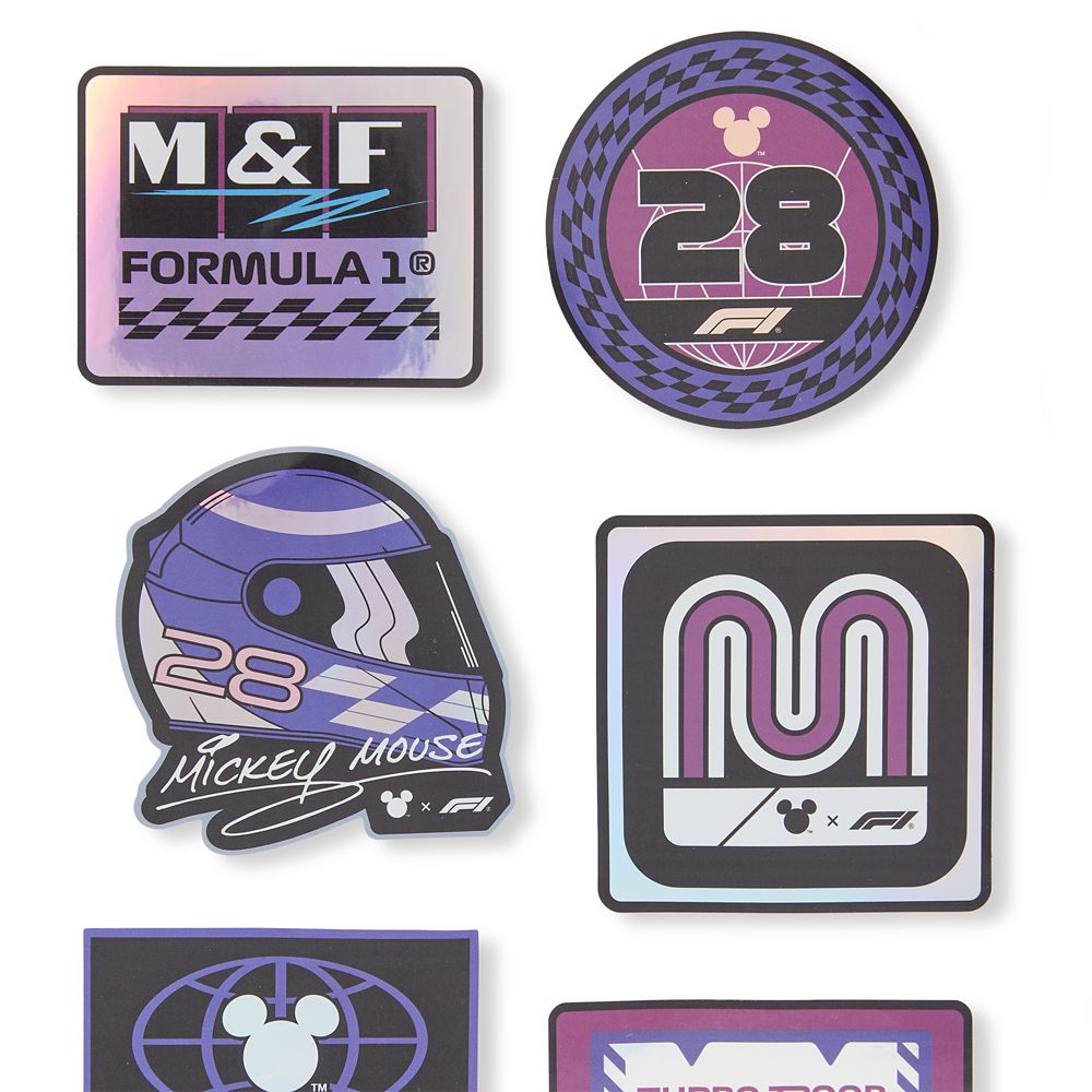 Disney x Formula 1&reg; Velocity Mickey Mouse Sticker Set