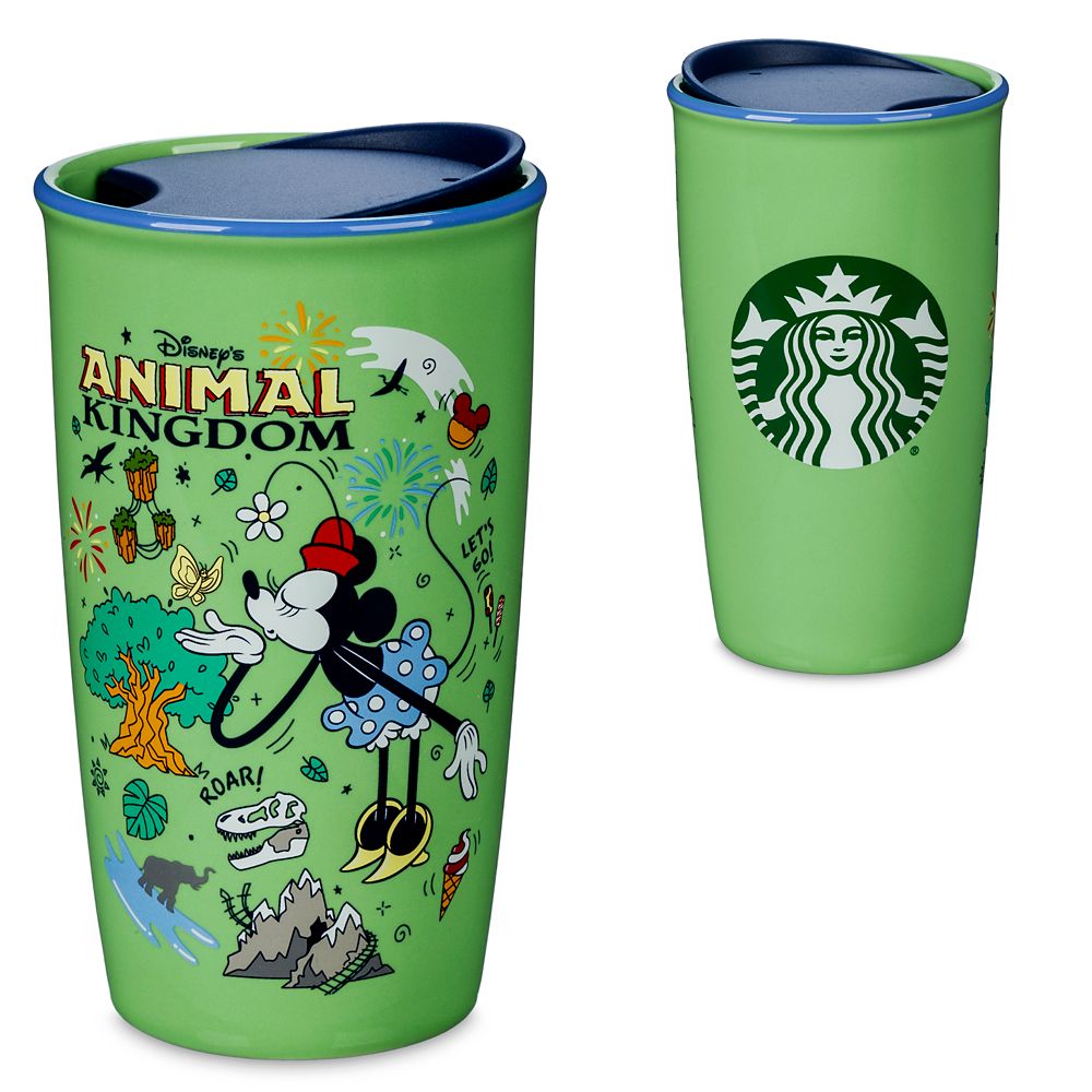 Disney World Animal Kingdom Starbucks hot Ceramic Tumbler