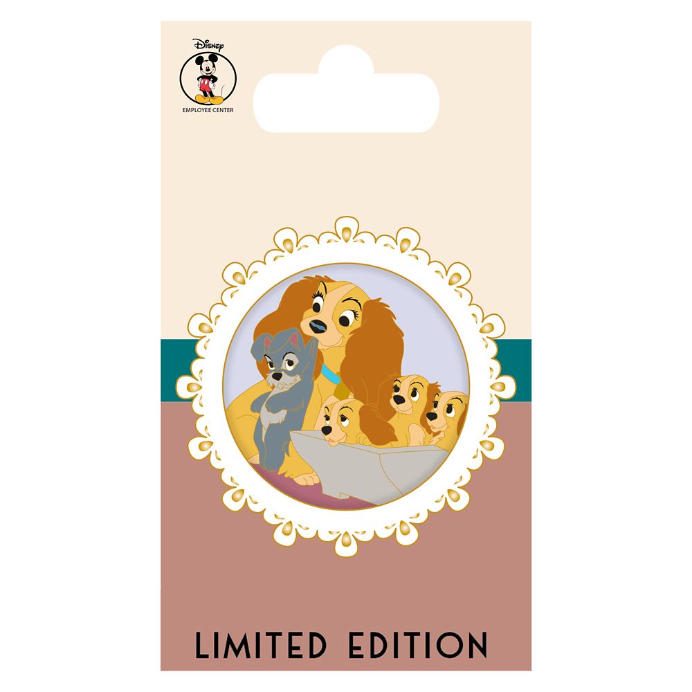 Lady and the Tramp Mother's Day Pin &ndash; Disney Employee Center &ndash; Cast Member Exclusive &ndash; Limited Edition