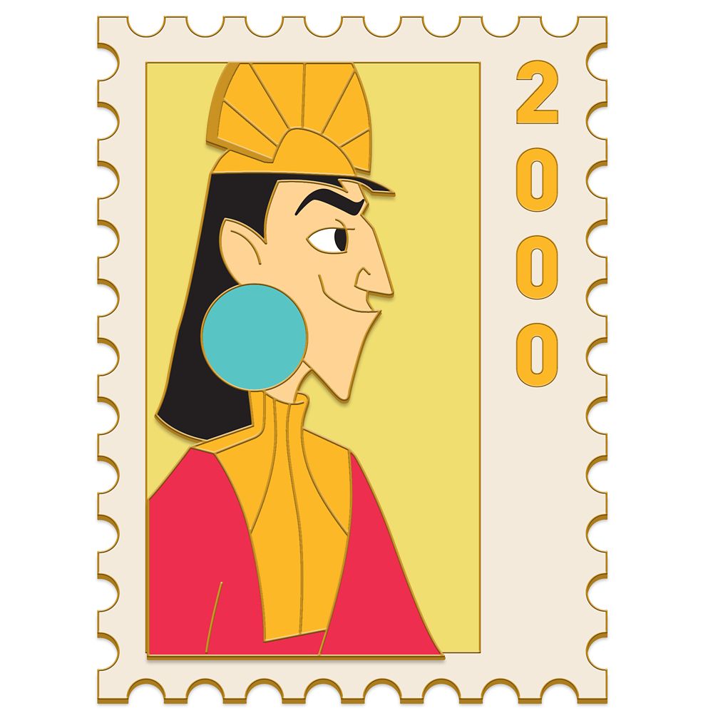 Kuzco Postage Stamp Pin &ndash; The Emperor's New Groove &ndash; Disney Employee Center &ndash; Cast Member Exclusive &ndash; Limited Edition
