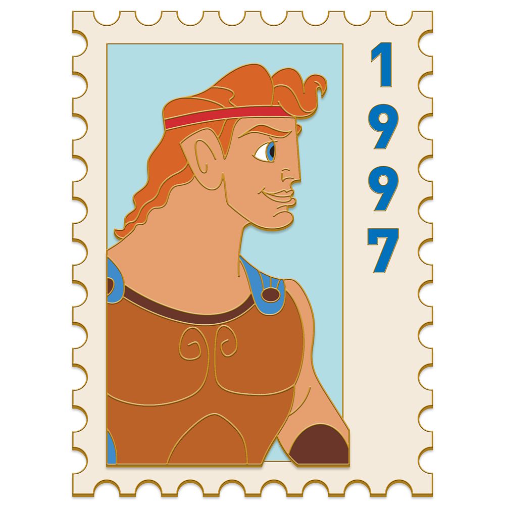 Hercules Postage Stamp Pin &ndash; Disney Employee Center &ndash; Cast Member Exclusive &ndash; Limited Edition