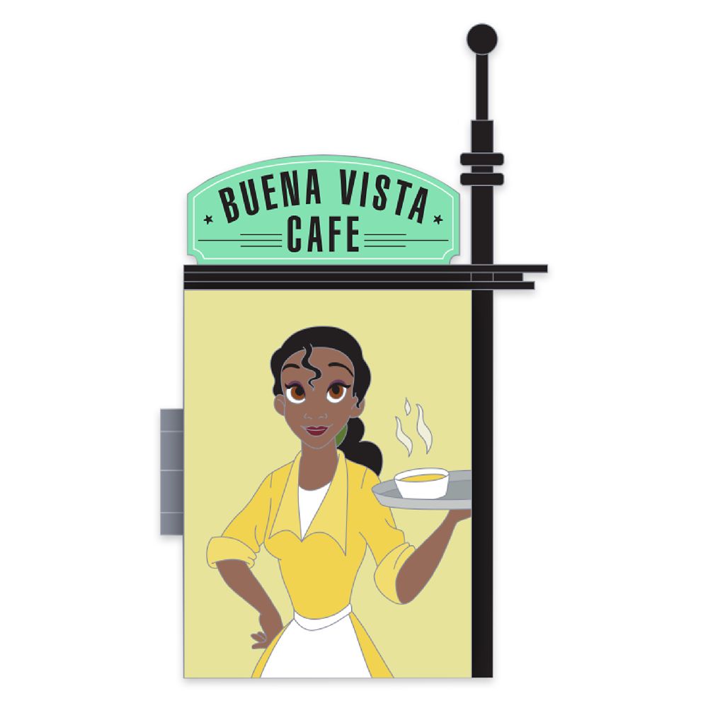 Tiana Pin &ndash; The Princess and the Frog &ndash; Buena Vista Cafe &ndash; Disney Employee Center &ndash; Cast Member Exclusive &ndash; Limited Edition
